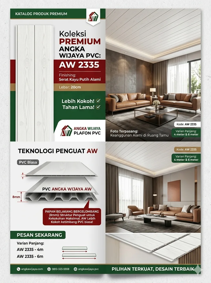 Plafon PVC Elegant Makassar