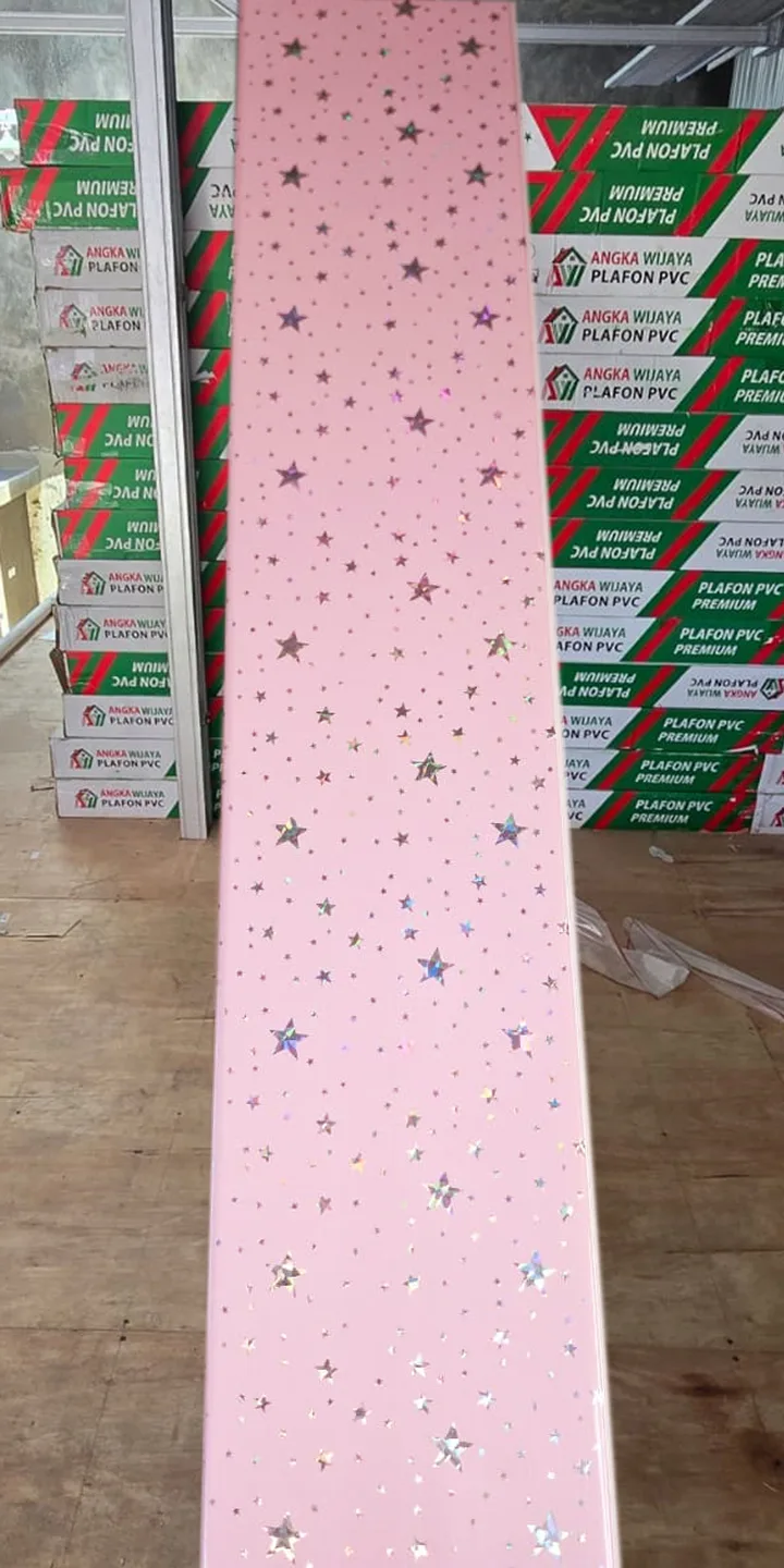 Plafon PVC Plafon PVC Linear Silver Strip Makassar
