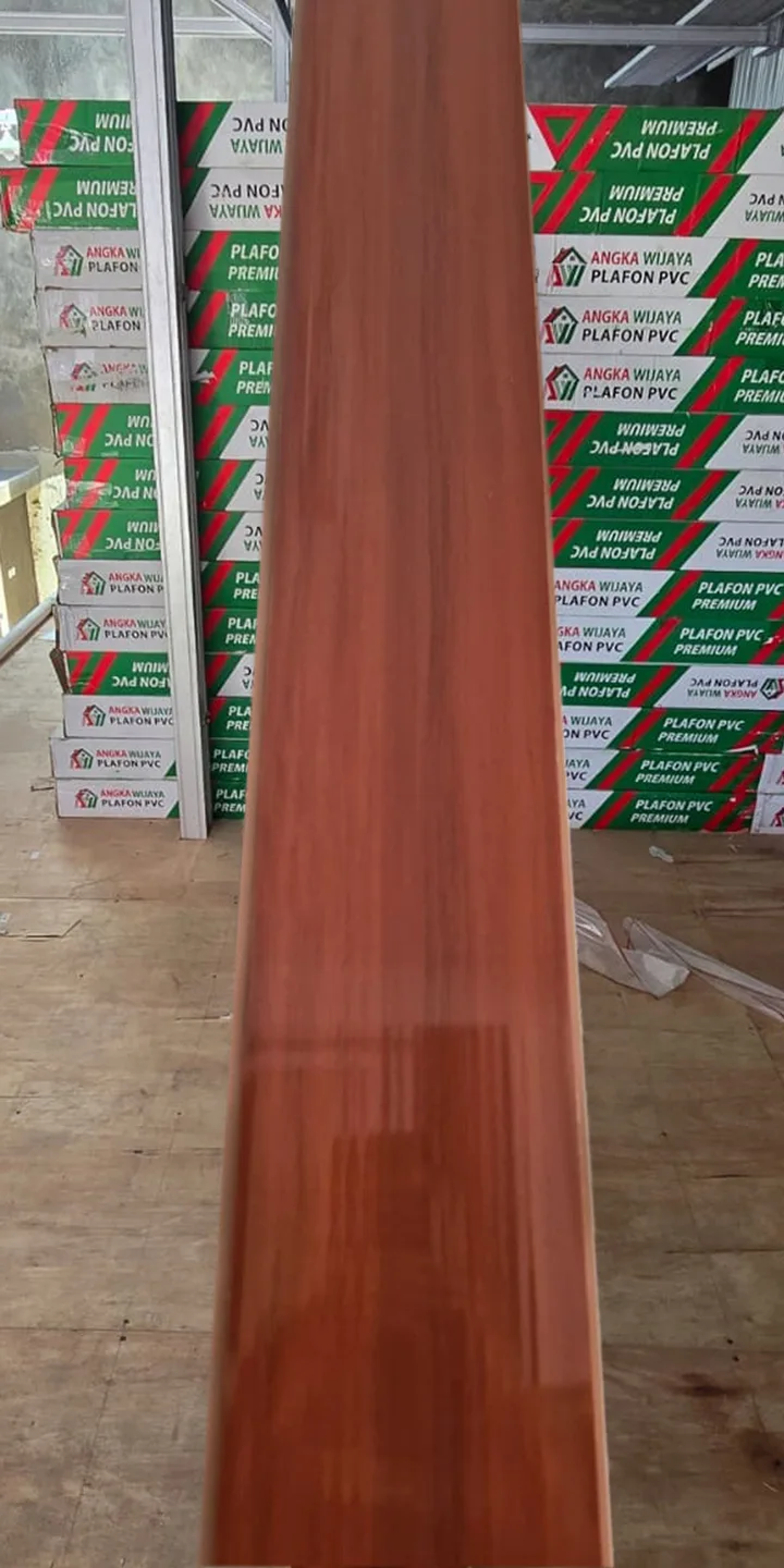 Plafon PVC Plafon PVC Serat Kayu Oak Cerah Makassar